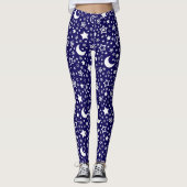 Moon en Stars Leggings voor vrouwen (Voorkant)