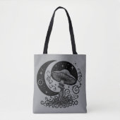 Moon en Stars paddenstoel Tote Bag (Voorkant)