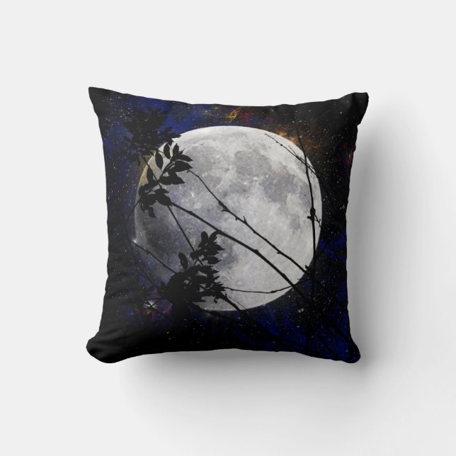 Moon en Stars Pillow Kussen (Voorkant)