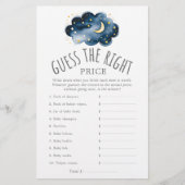 Moon en Stars raden het juiste prijsspel Flyer (Voorkant)