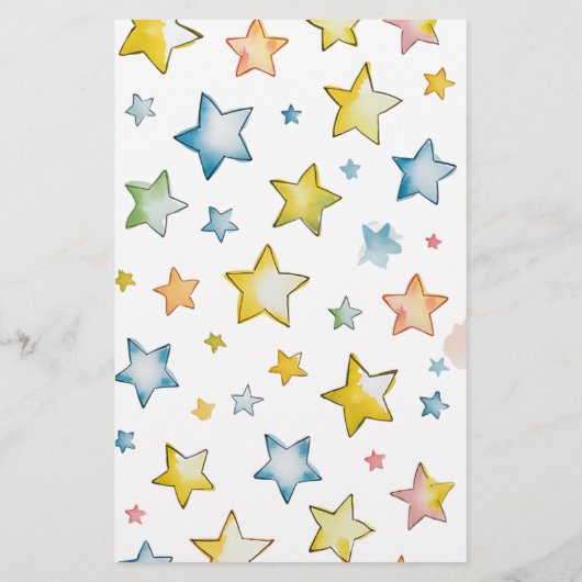 Moon en Stars raden het juiste prijsspel Flyer (Achterkant)