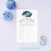 Moon en Stars raden het juiste prijsspel Flyer (Enkel)