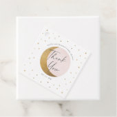 Moon en sterren baby shower bedankt bedankjes labels (In situ)