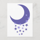 Moon en sterren briefkaart (Voorkant)
