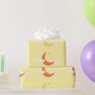 Moon en sterren cadeaupapier