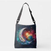 Moon en sterren crossbody tas (Voorkant)