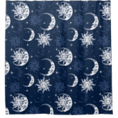 Moon en sterren douchegordijn (Voorkant)