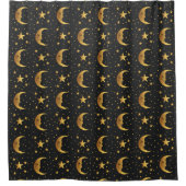 Moon en sterren douchegordijn (Voorkant)