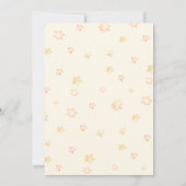 Moon en sterren Genderneutraal Baby shower Kaart (Achterkant)