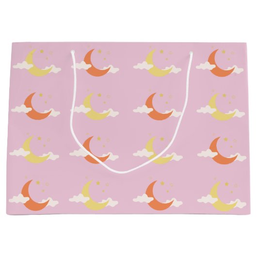 Moon en sterren groot cadeauzakje (Voorkant)
