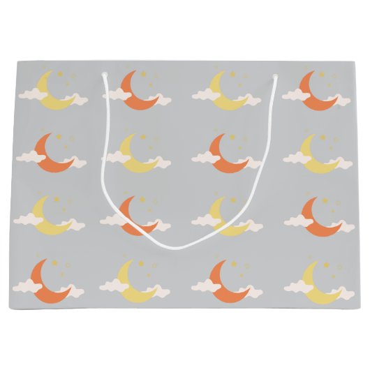 Moon en sterren groot cadeauzakje (Voorkant)