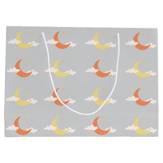 Moon en sterren groot cadeauzakje (Achterkant)