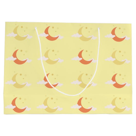 Moon en sterren groot cadeauzakje (Achterkant)