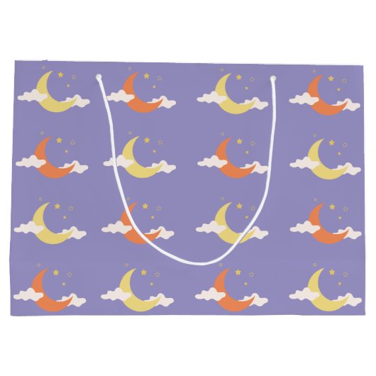 Moon en sterren groot cadeauzakje (Achterkant)