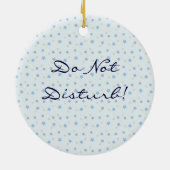 Moon en sterren keramisch ornament (Achterkant)