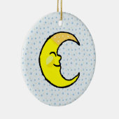 Moon en sterren keramisch ornament (Rechts)