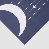 Moon en sterren paarse nachtelijke kralen tissuepapier (Detail)