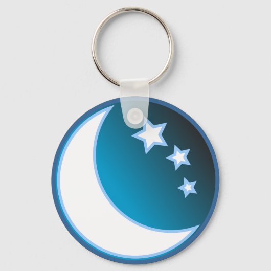 Moon en sterren sleutelhanger (Voorkant)