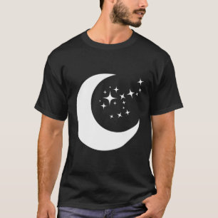 Moon en sterren t-shirt