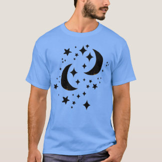 Moon en sterren t-shirt