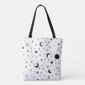 Moon en sterren tote bag (Achterkant)