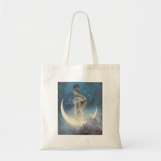 Moon en sterren tote bag (Voorkant)