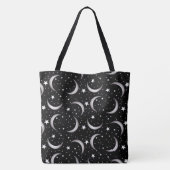 Moon en sterren tote bag (Achterkant)