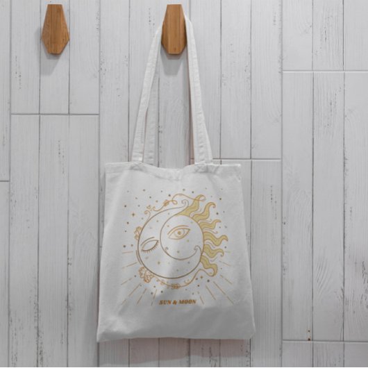Moon en Sun Esoteric Tote Bag