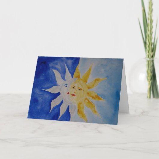 Moon en Sun Kaart (Voorkant)