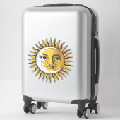 Moon en Sun Sticker (Koffer)