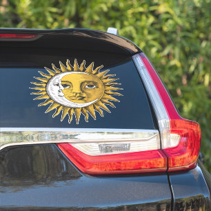 Moon en Sun Sticker