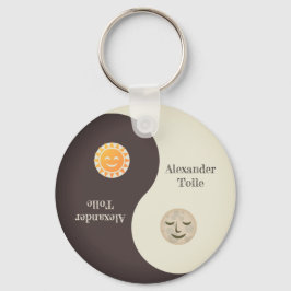 Moon en Sun | Yin-Yang Sleutelhanger