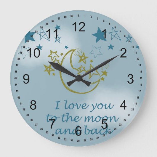Moon en Terug Grote Klok (Voorkant)