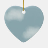 Moon en Terug Keramisch Ornament (Achterkant)