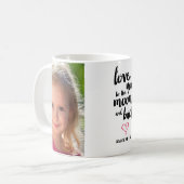 Moon en Terug | Valentijnsdag Foto Mok (Voorkant links)