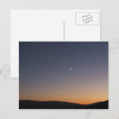 Moon en Venus Briefkaart (Voorkant / Achterkant)