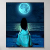 MOON EN VROUW POSTER (Voorkant)