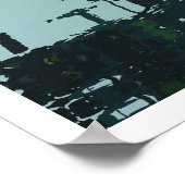 Moon en water 2 poster (Hoek)