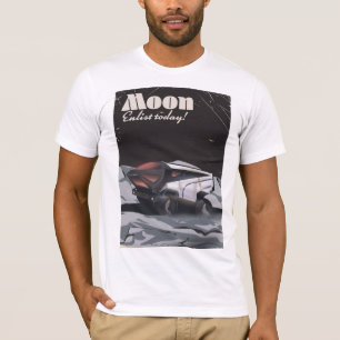 Moon - "Enlist Today" Sci-fi poster T-shirt