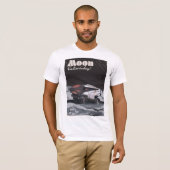 Moon - "Enlist Today" Sci-fi poster T-shirt (Voorkant volledig)