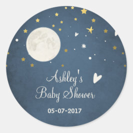 Moon Envelope zegel sticker Baby shower Ruimte
