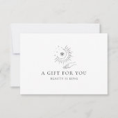 MOON EYE HAND STARS BUSINESS GIFT CERTIFICATE (Voorkant)