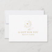 MOON EYE HAND STARS BUSINESS GIFT CERTIFICATE (Voorkant)