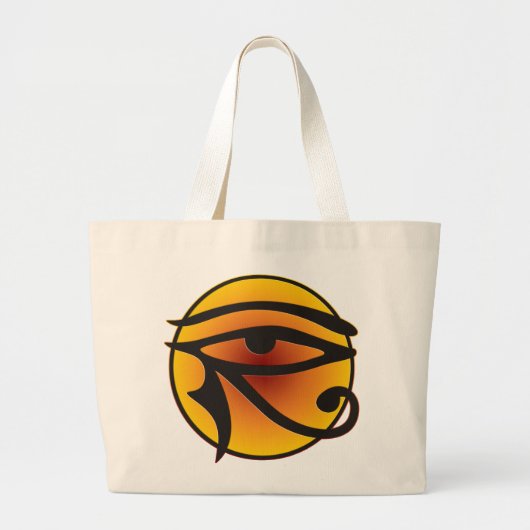 Moon Eye of Horus Grote Tote Bag (Voorkant)