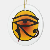Moon Eye of Horus Keramisch Ornament (Links)