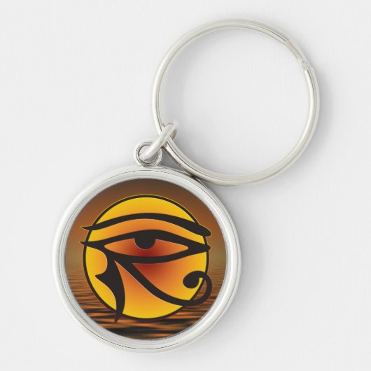 Moon Eye of Horus Sleutelhanger (Voorkant)