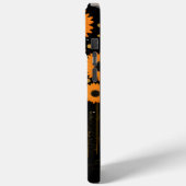 Moon Eyes Sinaasappel Floral Case-Mate iPhone Case (Achterkant / Links)