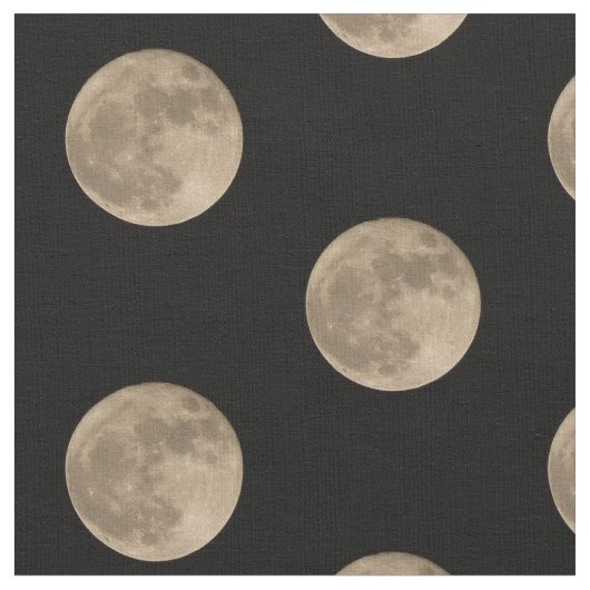 Moon Fabric Full Moon Fabric - Aangepaste Moon Fab Stof (Close Up)