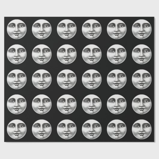Moon Face Cadeaupapier (Vlak)