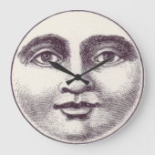 Moon Face Clock Grote Klok (Voorkant)